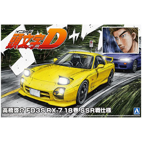 [[AOSHIMA][이니셜디] 1/24 [18] FD3S RX-7 - 타카하시 케이스케 (코믹스 18권 SSR대결 Ver.) [64931]] 하비팩토리